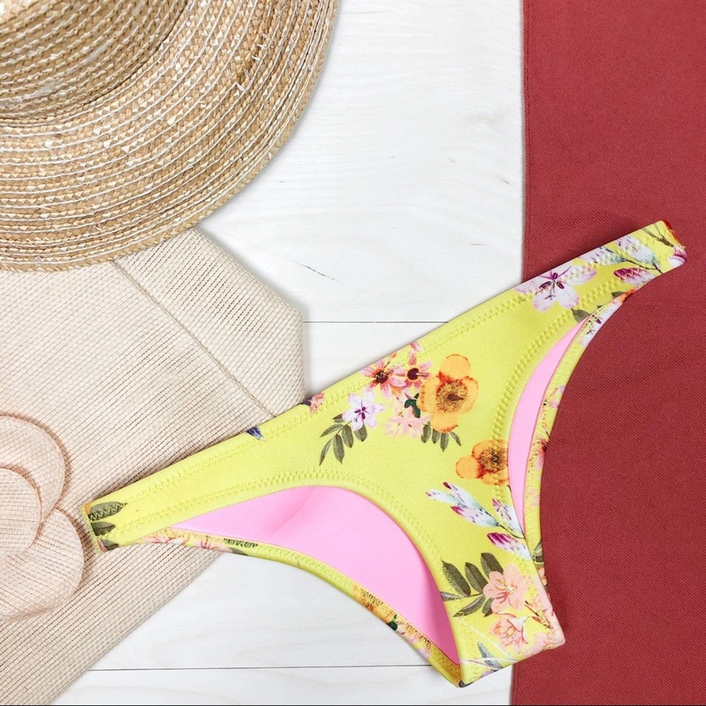 TRIANGL Bikini Bottom Neoprene Yellow